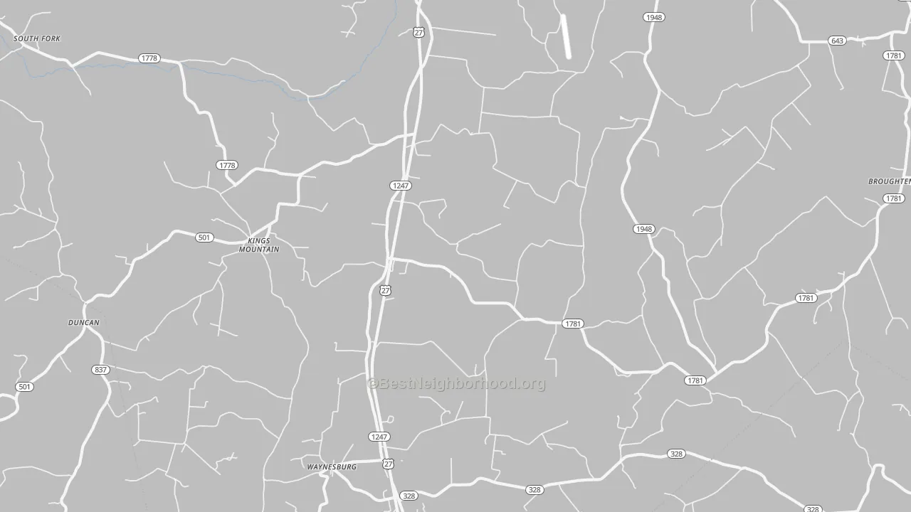 Transit Grade map of Waynesburg, KY