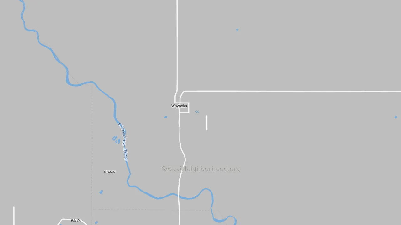 Transit Grade map of Waynoka, OK