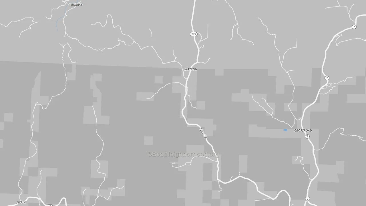 Transit Grade map of Wayton, AR