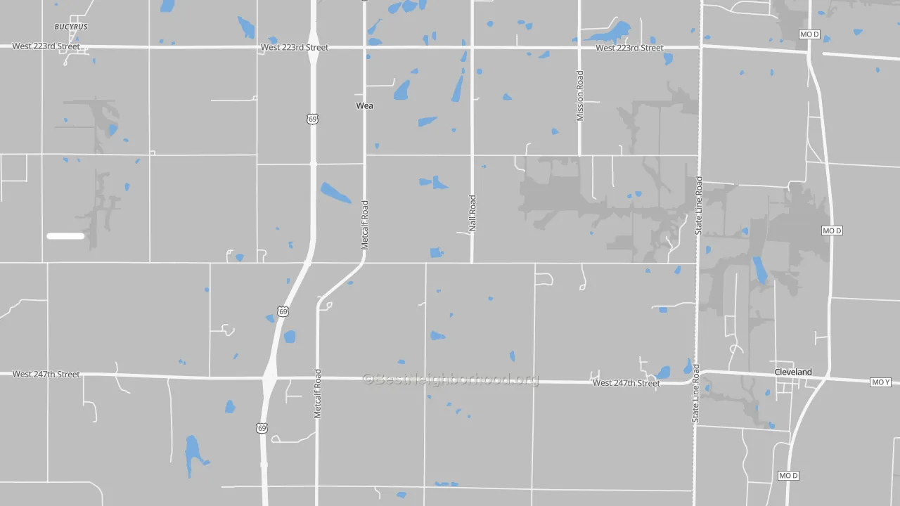 Transit Grade map of Wea, KS