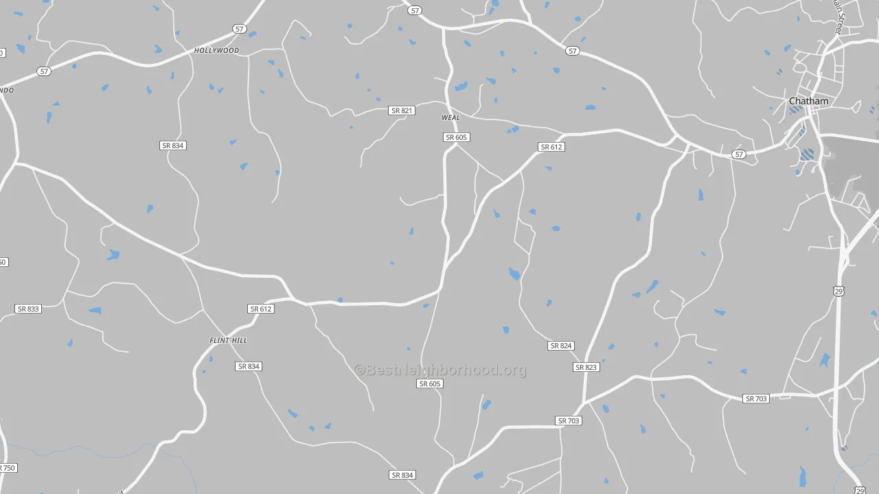 Transit Grade map of Weal, VA