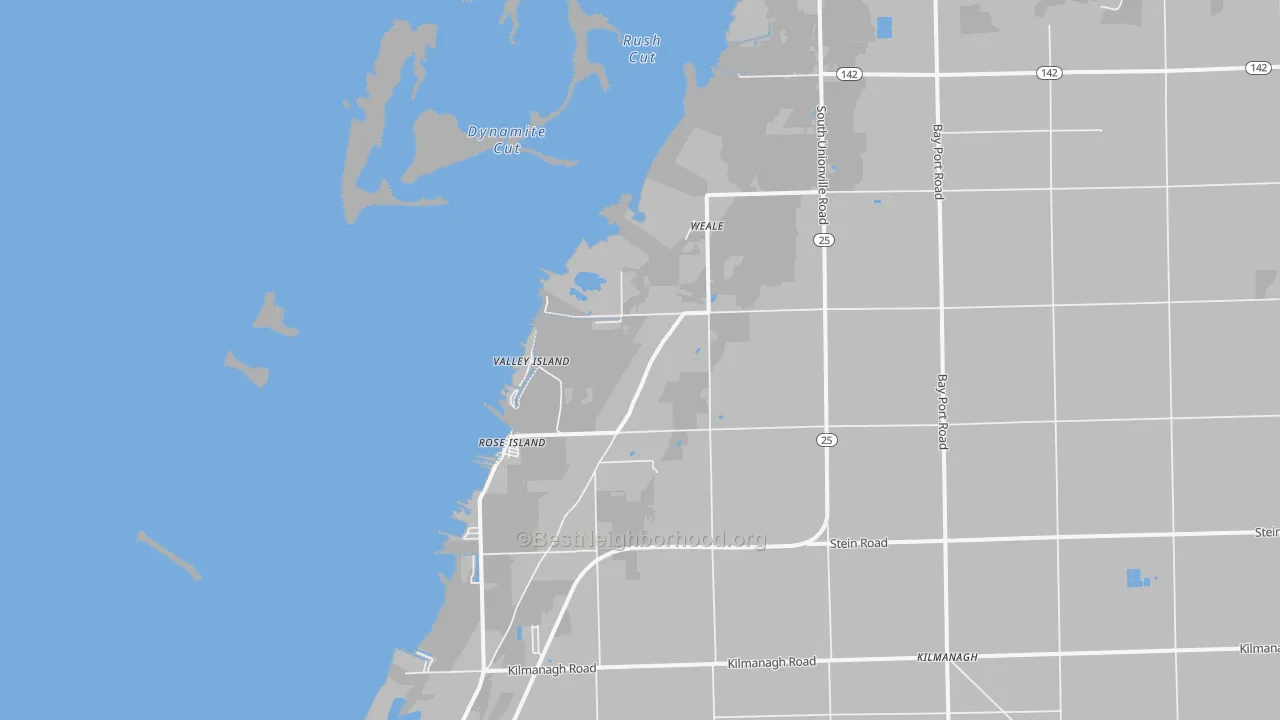 Transit Grade map of Weale, MI