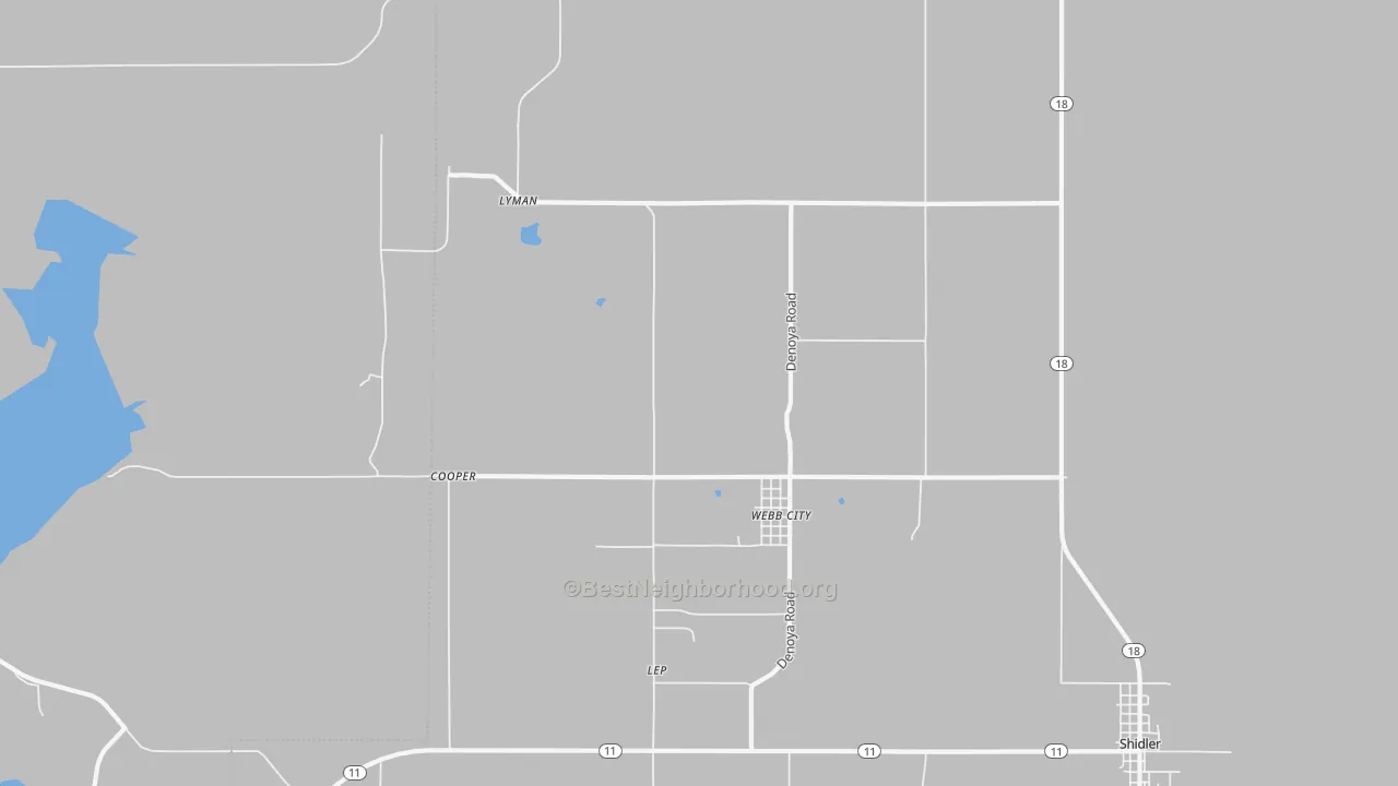 Transit Grade map of Webb City, OK