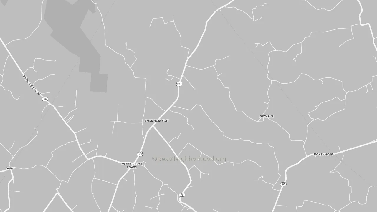 Transit Grade map of Webbs Cross Roads, KY