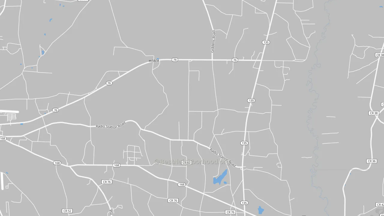 Transit Grade map of Weber, GA