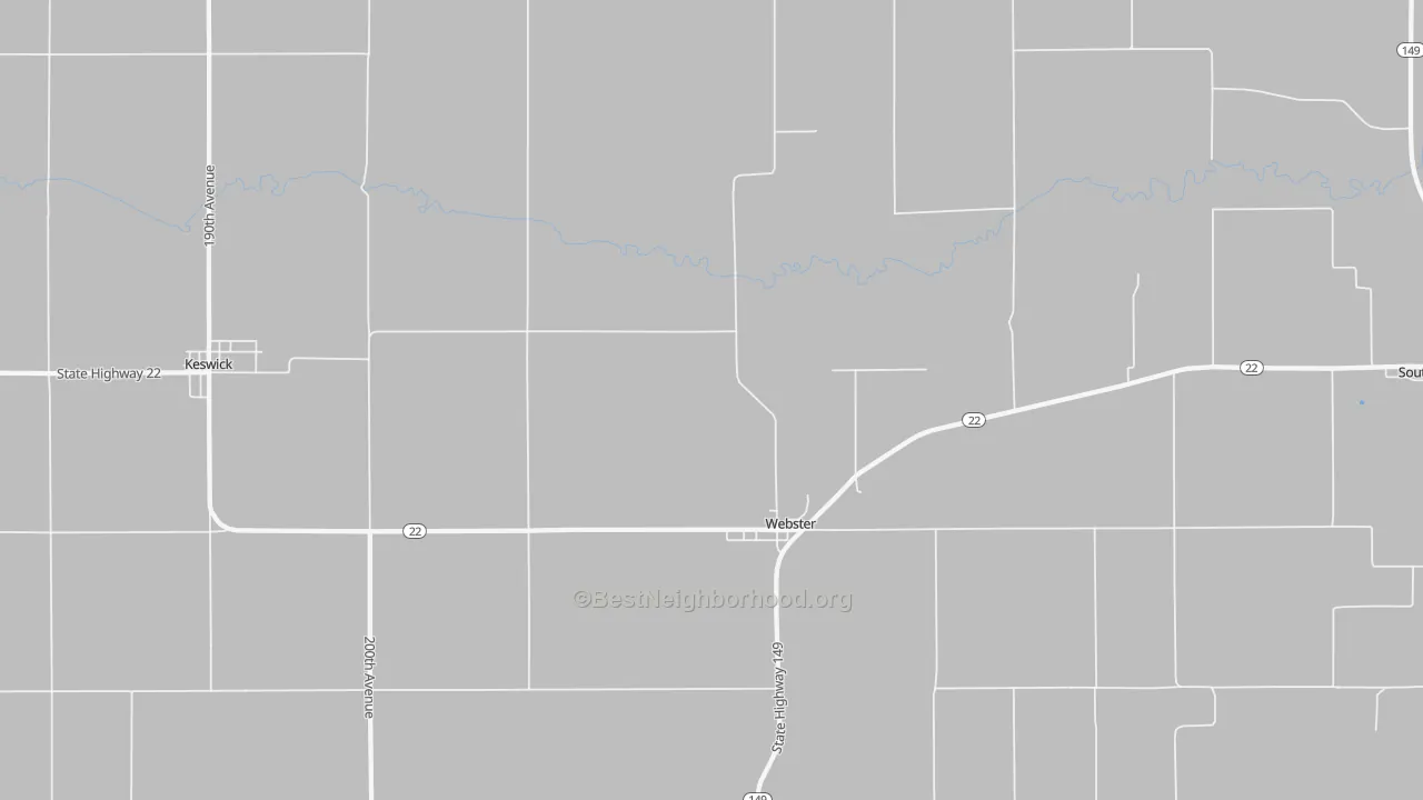 Transit Grade map of Webster, IA