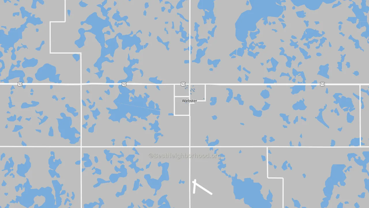 Transit Grade map of Webster, SD
