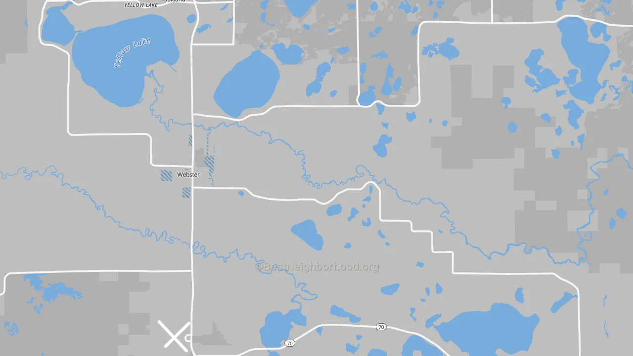 Transit Grade map of Webster, WI