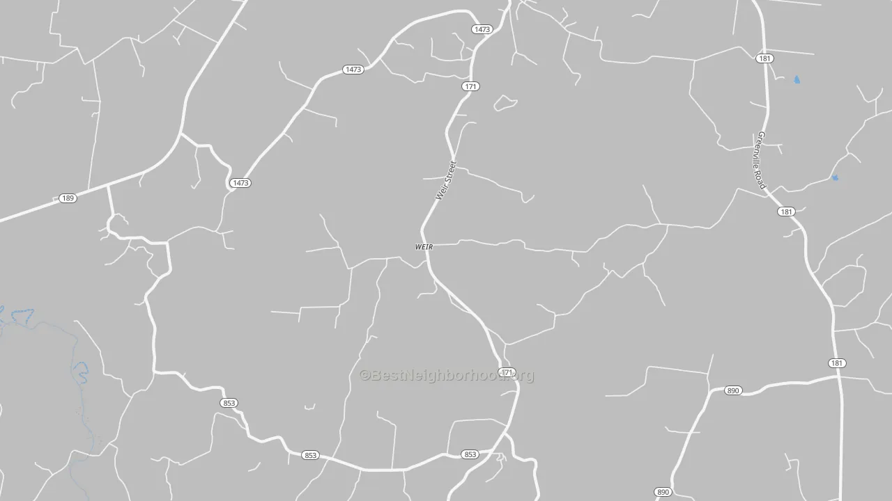 Transit Grade map of Weir, KY