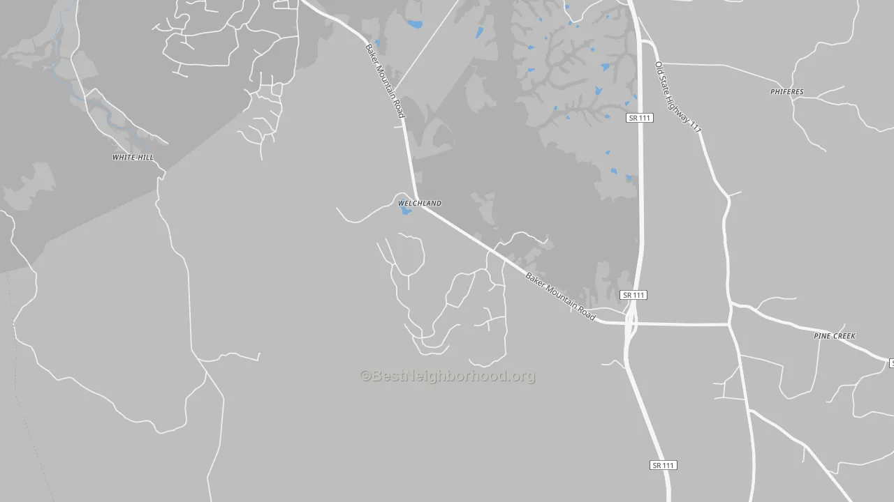 Transit Grade map of Welchland, TN
