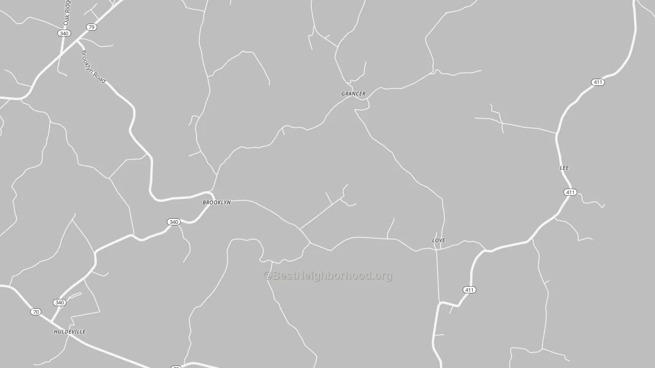 Transit Grade map of Welchs Creek, KY
