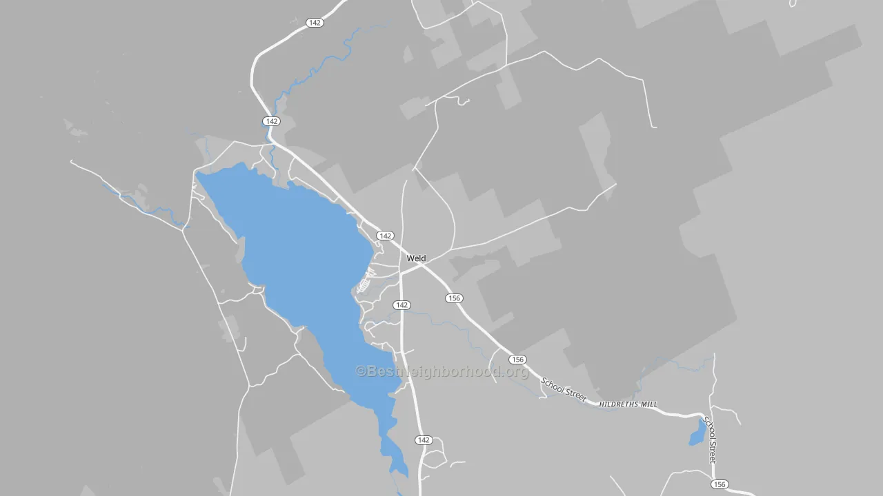Transit Grade map of Weld, ME