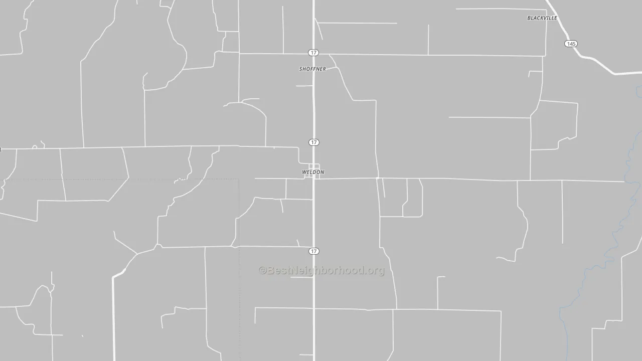 Transit Grade map of Weldon, AR