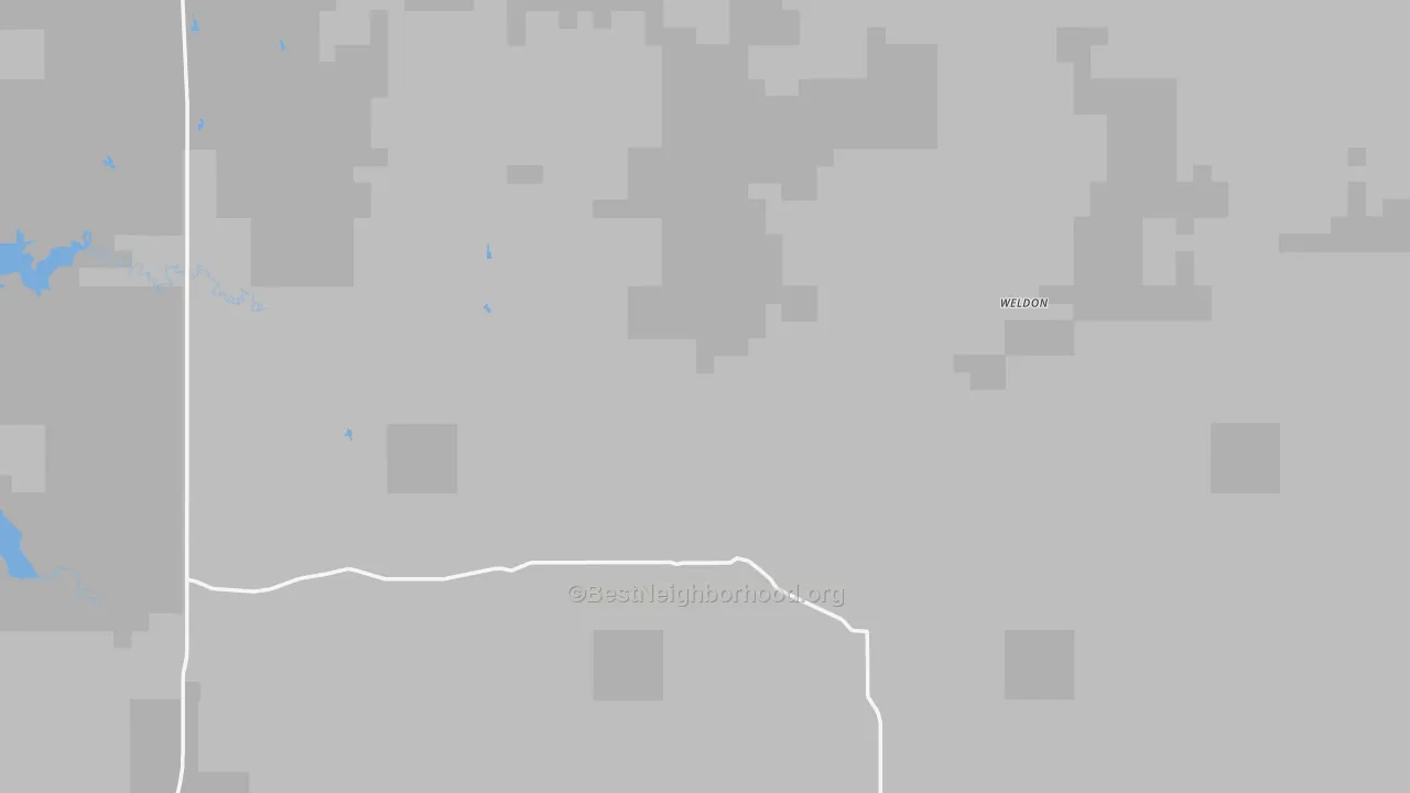 Transit Grade map of Weldon, MT