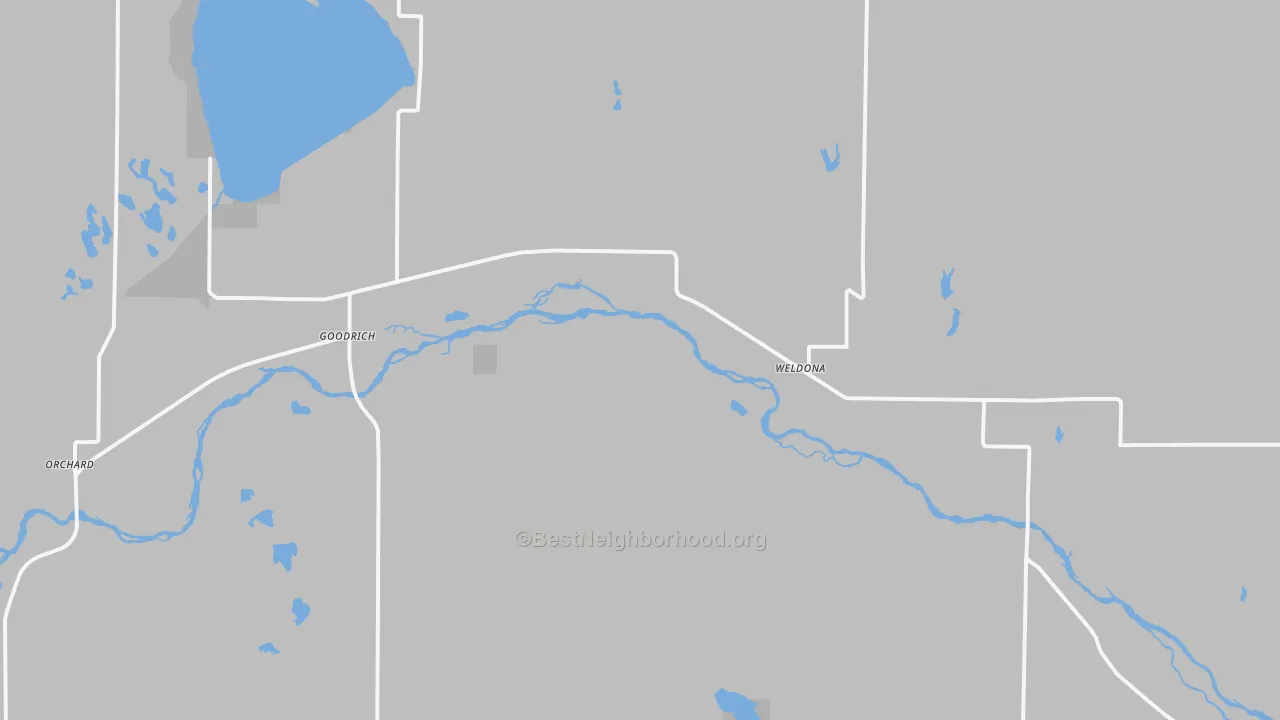 Transit Grade map of Weldona, CO
