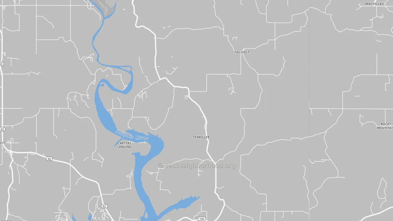 Transit Grade map of Welling, OK