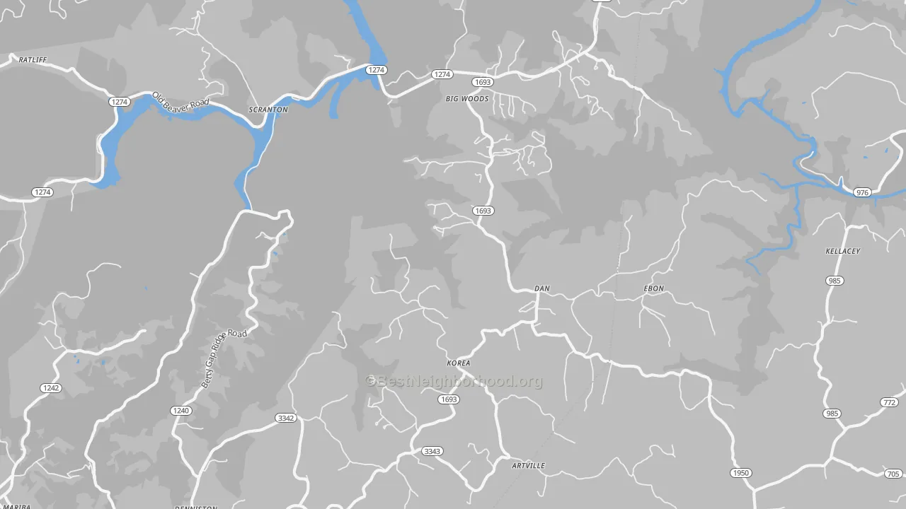 Transit Grade map of Wellington, KY
