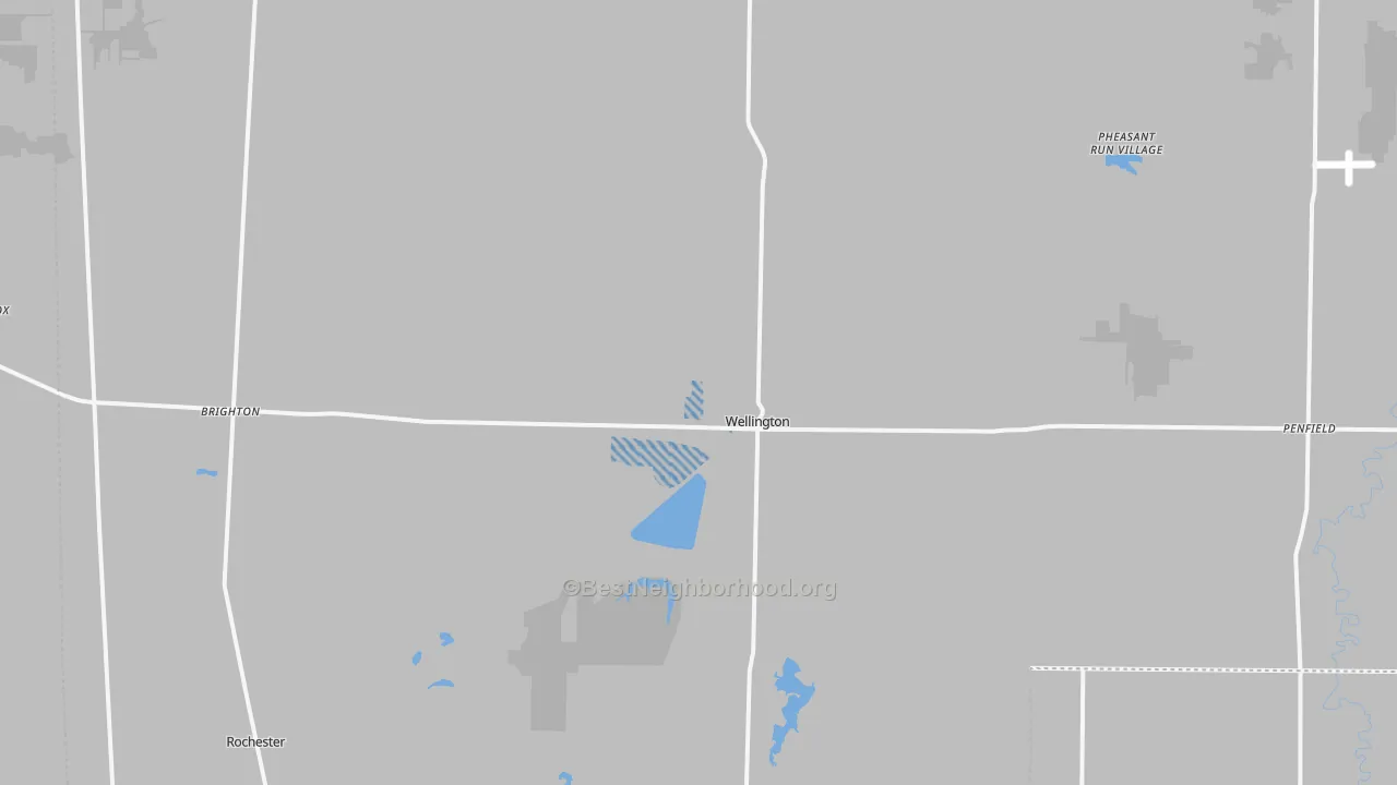 Transit Grade map of Wellington, OH