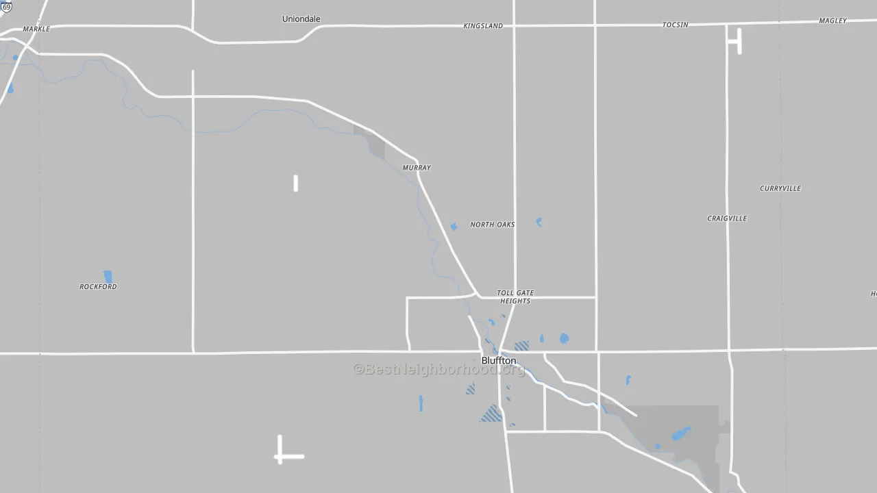 Transit Grade map of Wells County, IN