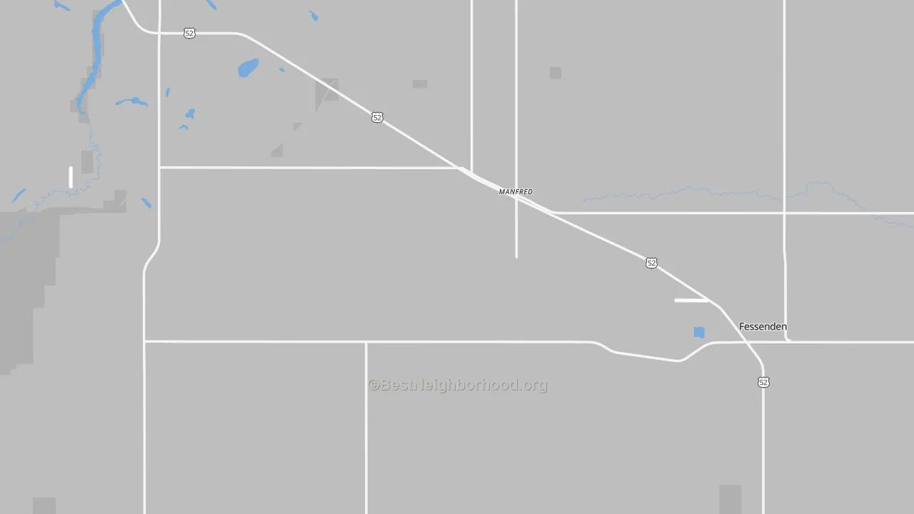 Transit Grade map of Wells County, ND