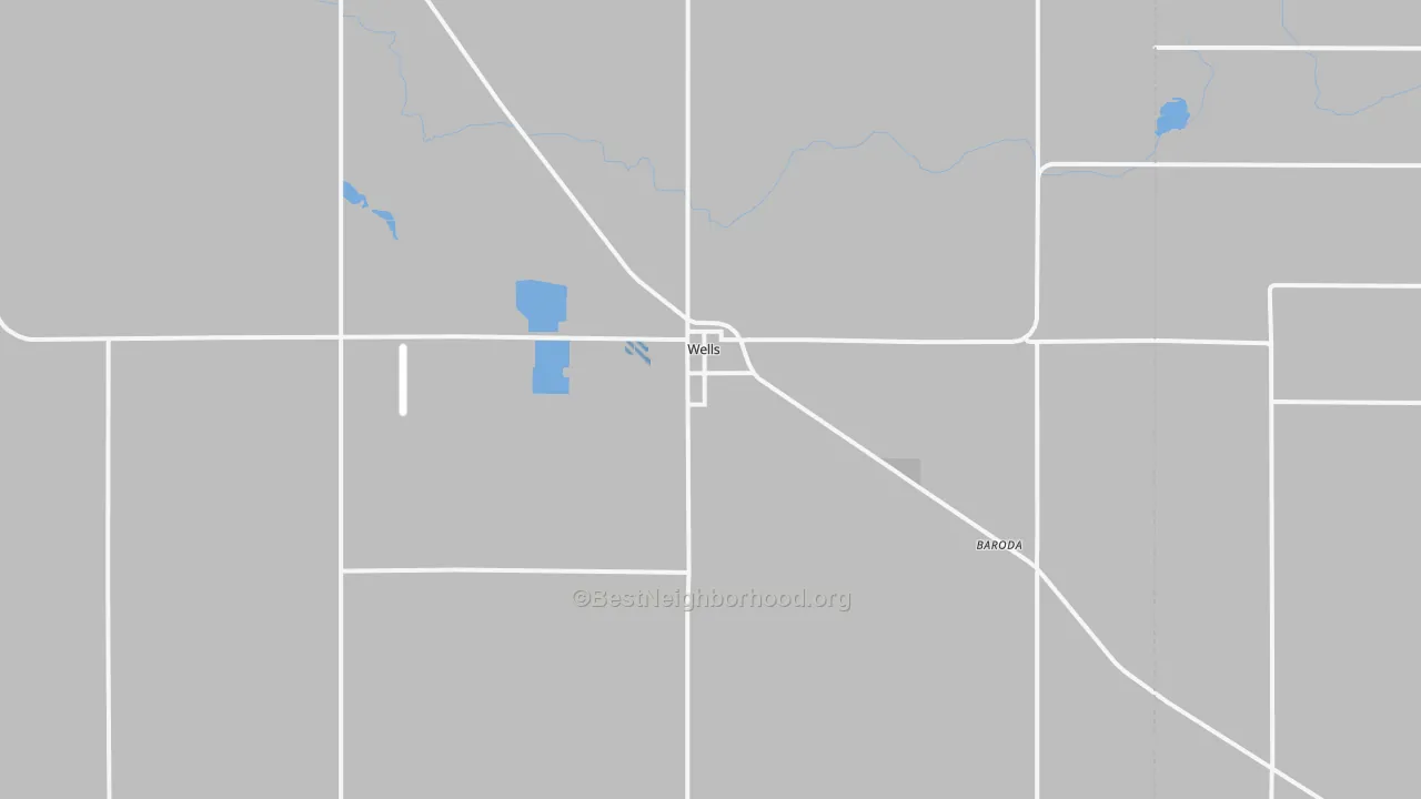 Transit Grade map of Wells, MN