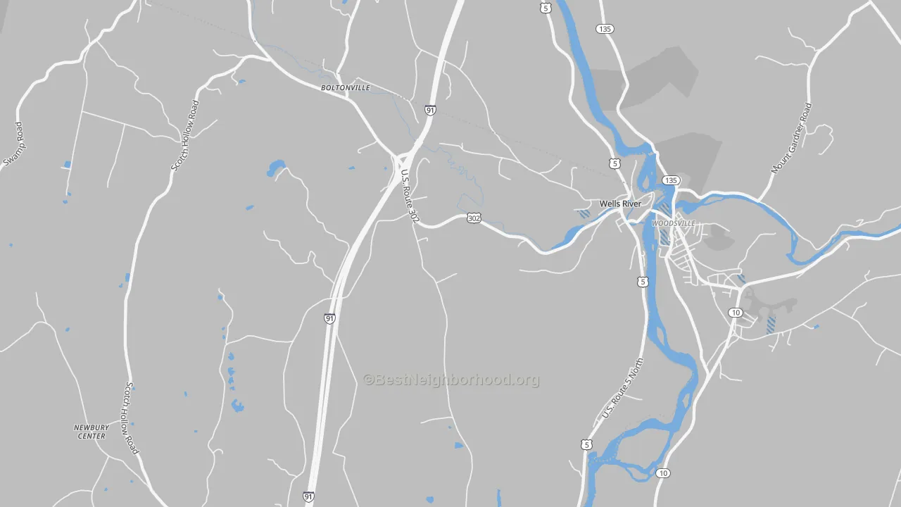 Transit Grade map of Wells River, VT