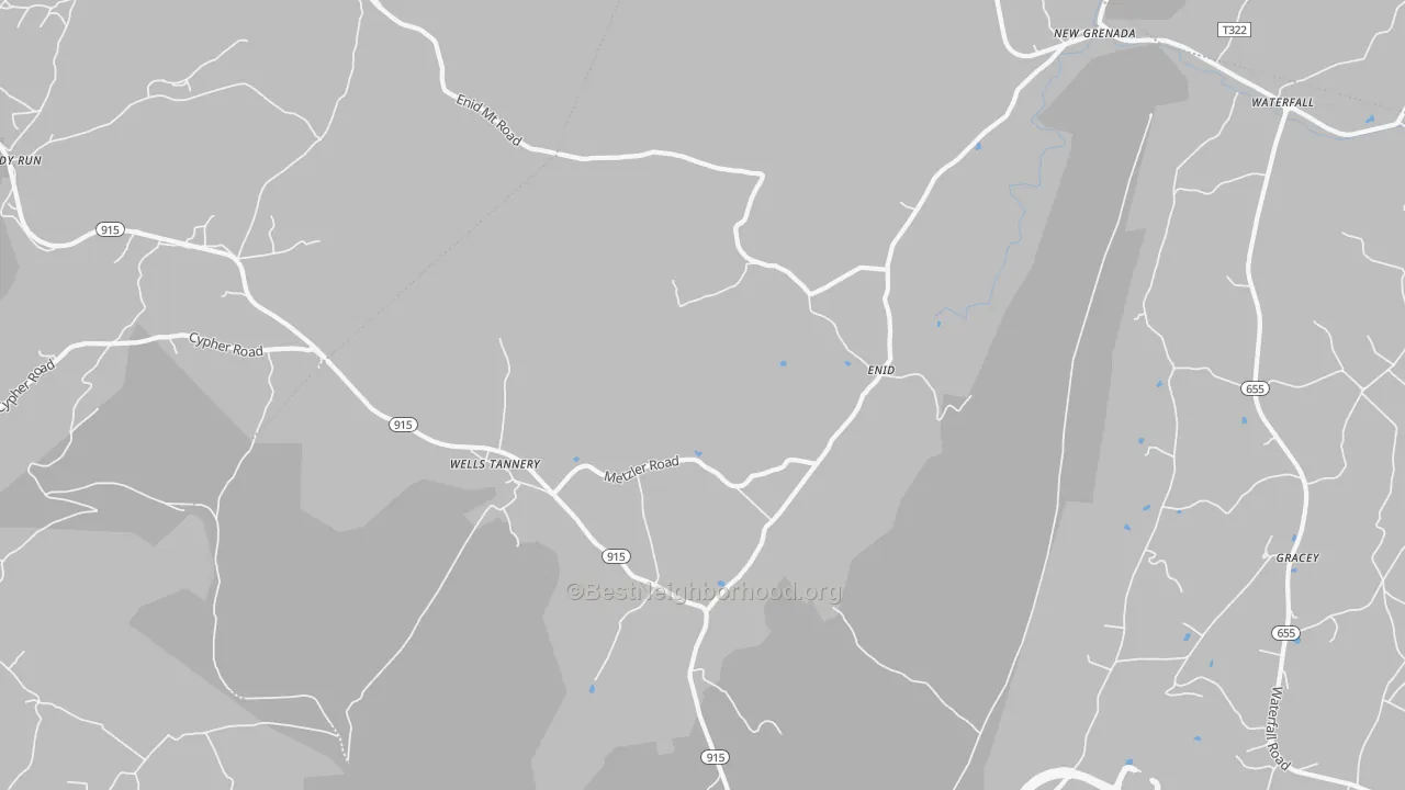 Transit Grade map of Wells Tannery, PA