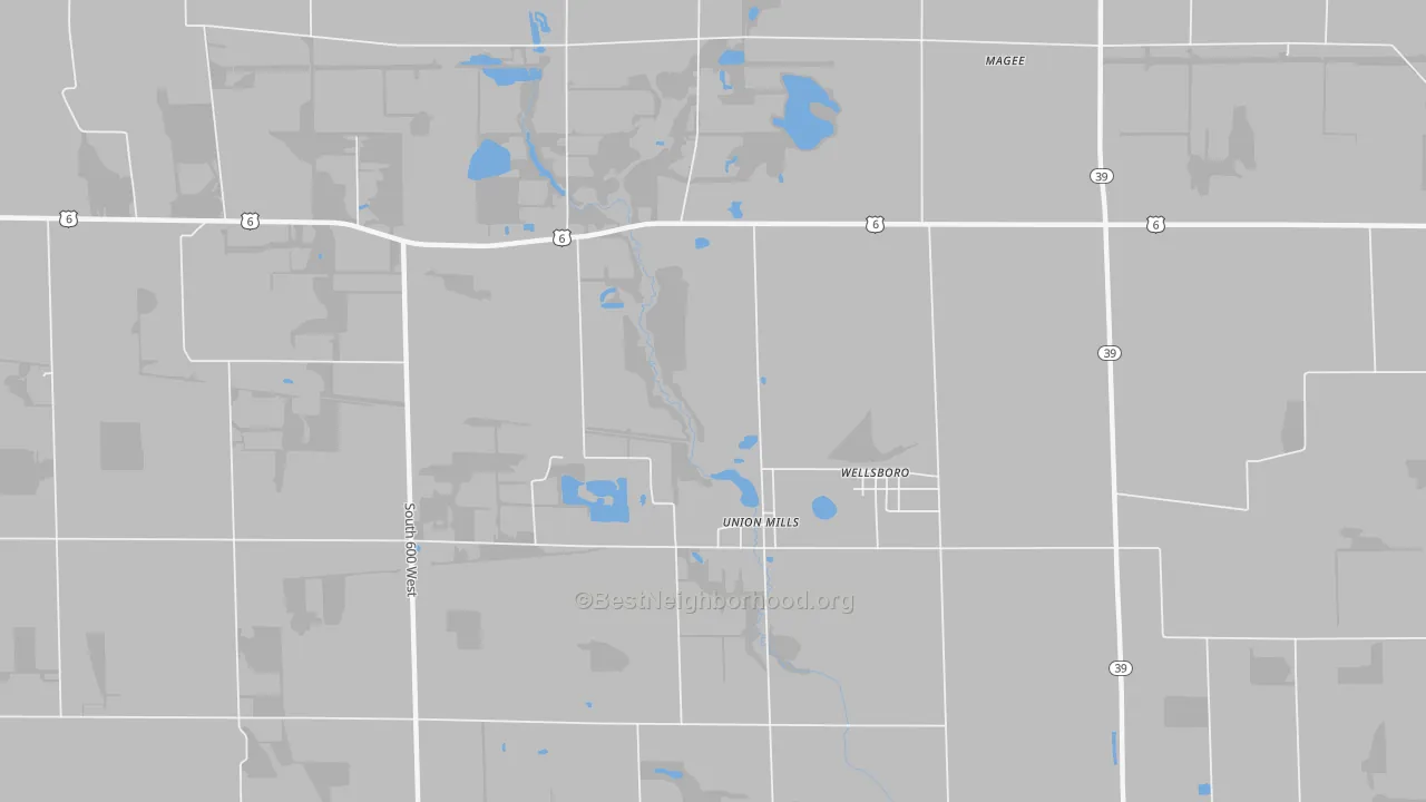 Transit Grade map of Wellsboro, IN
