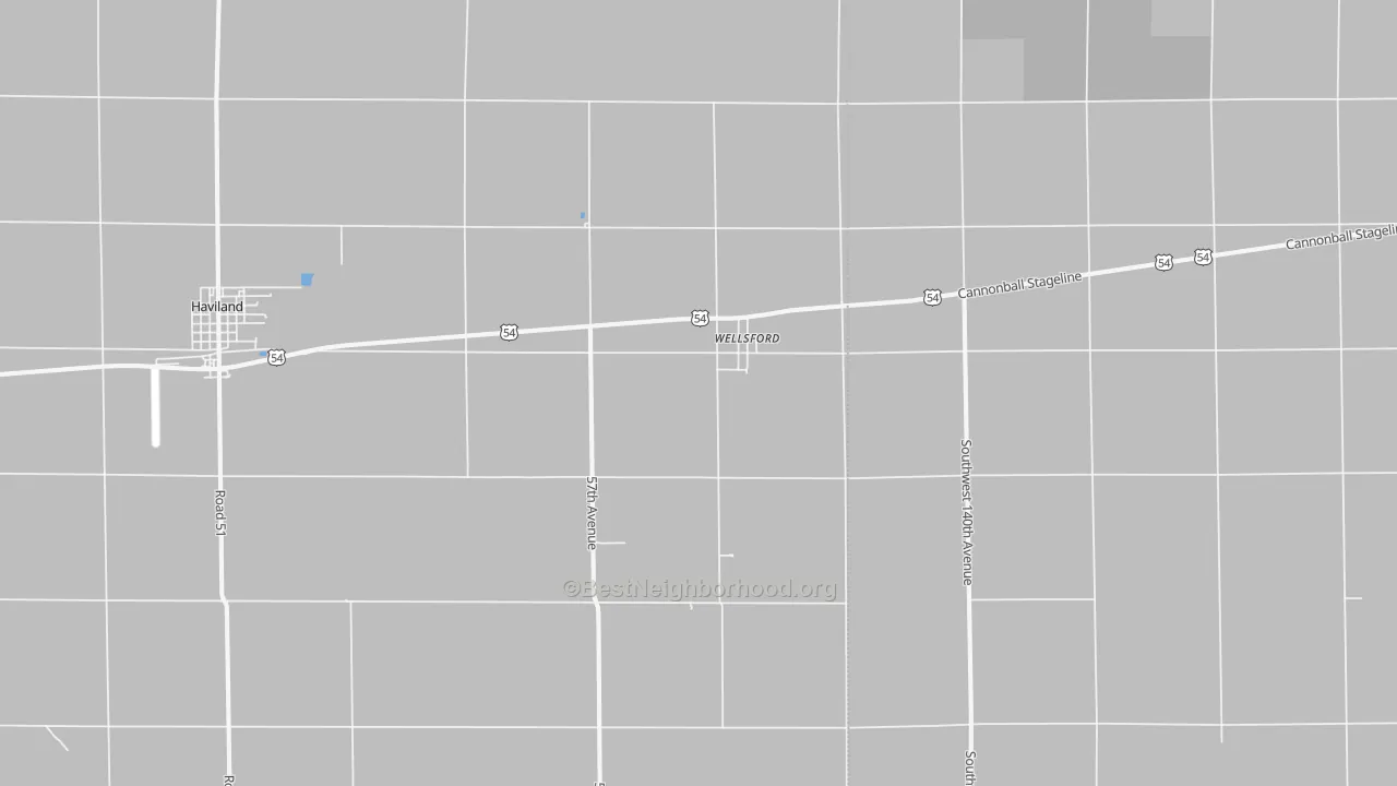 Transit Grade map of Wellsford, KS