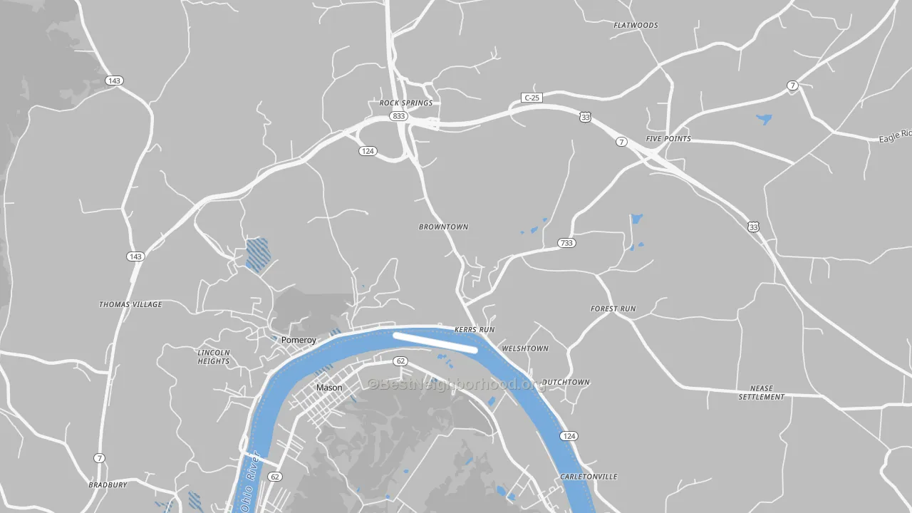 Transit Grade map of Welshtown, OH