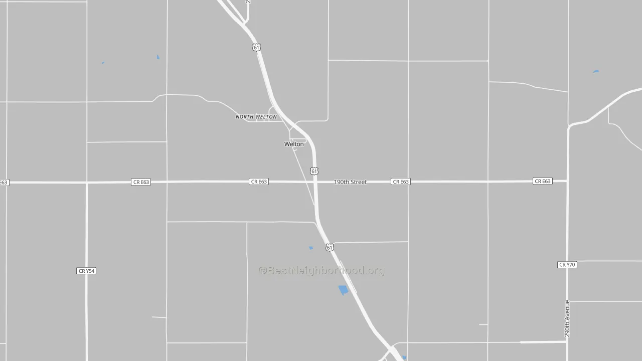 Transit Grade map of Welton, IA