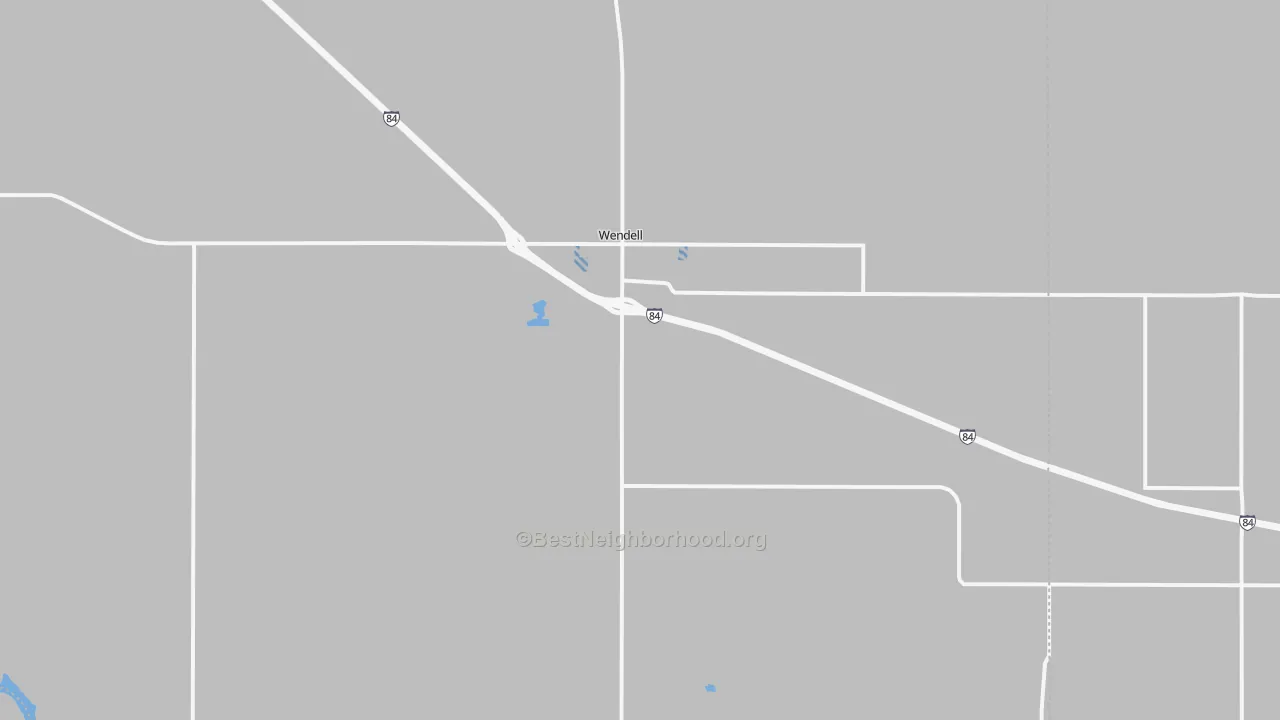 Transit Grade map of Wendell, ID