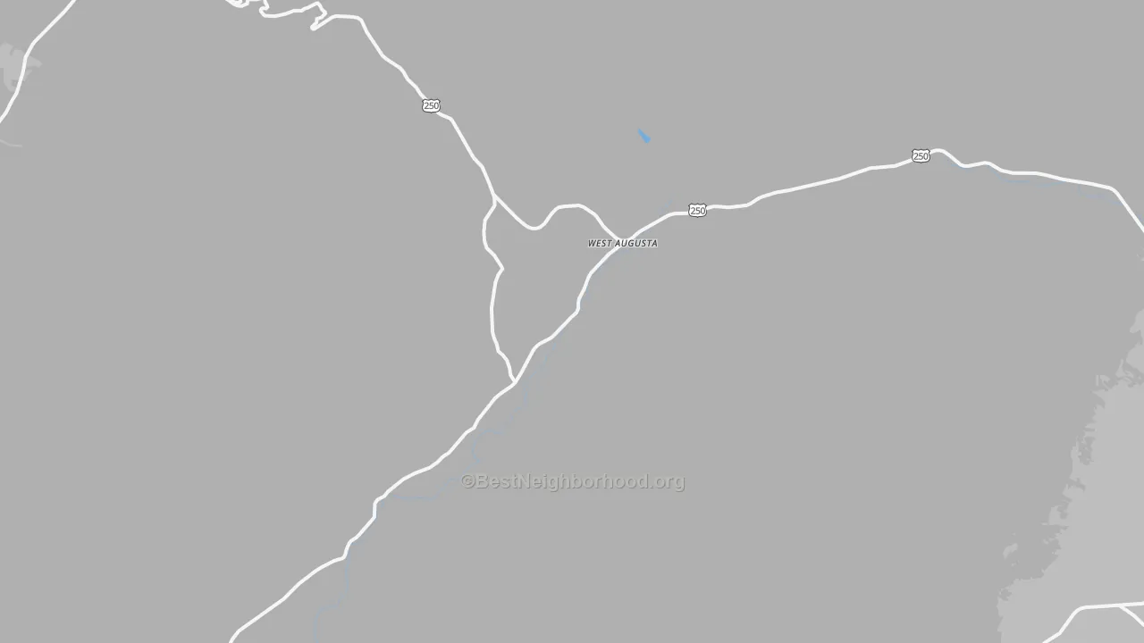 Transit Grade map of West Augusta, VA
