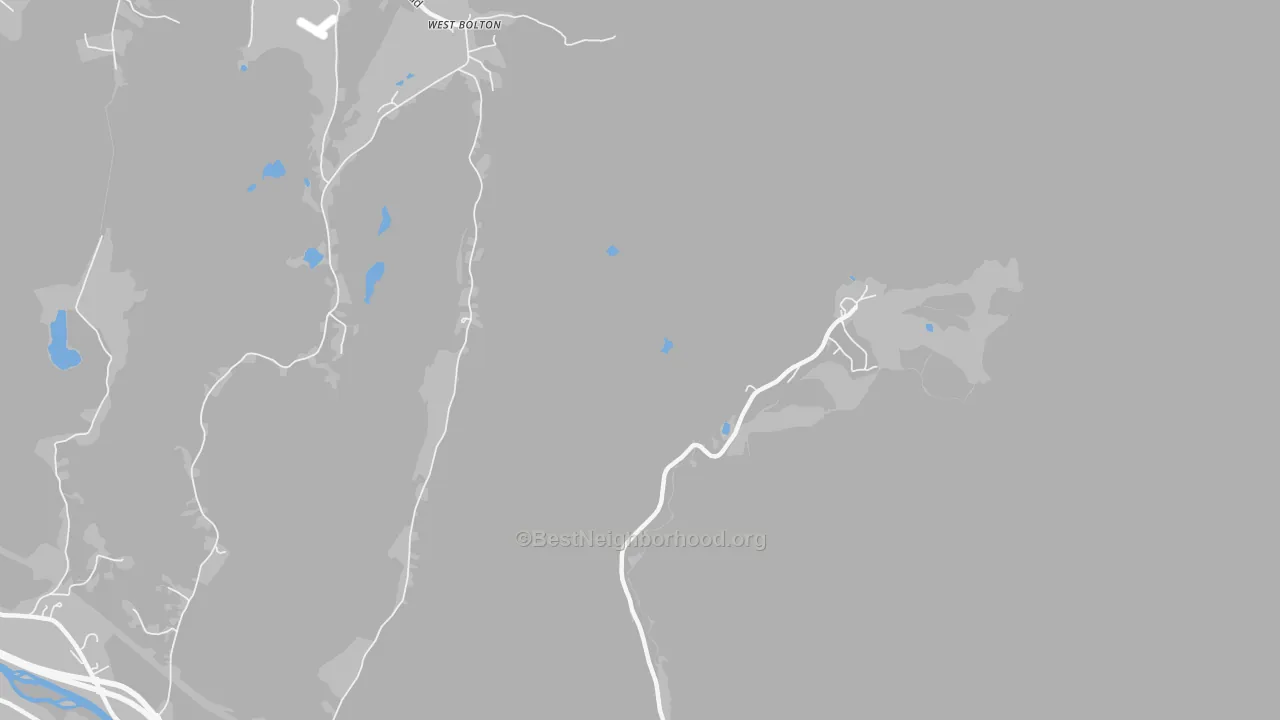 Transit Grade map of West Bolton, VT