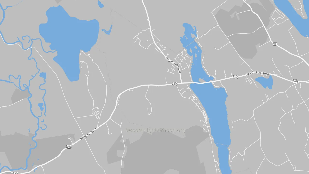 Transit Grade map of West Bridgton, ME