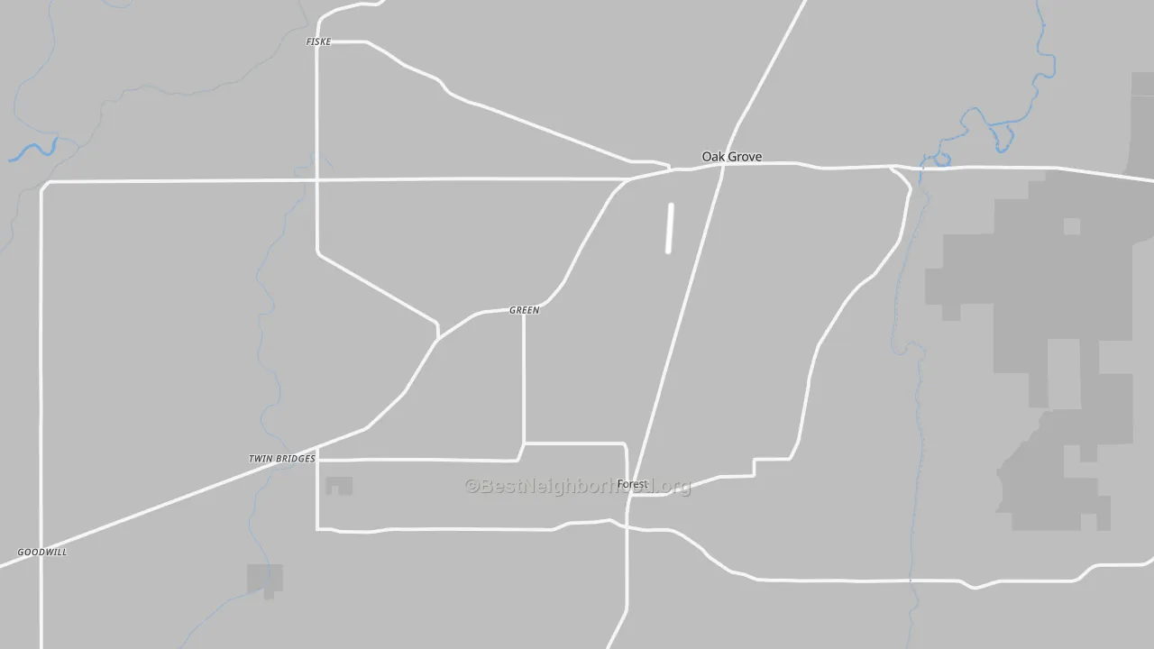 Transit Grade map of West Carroll Parish, LA