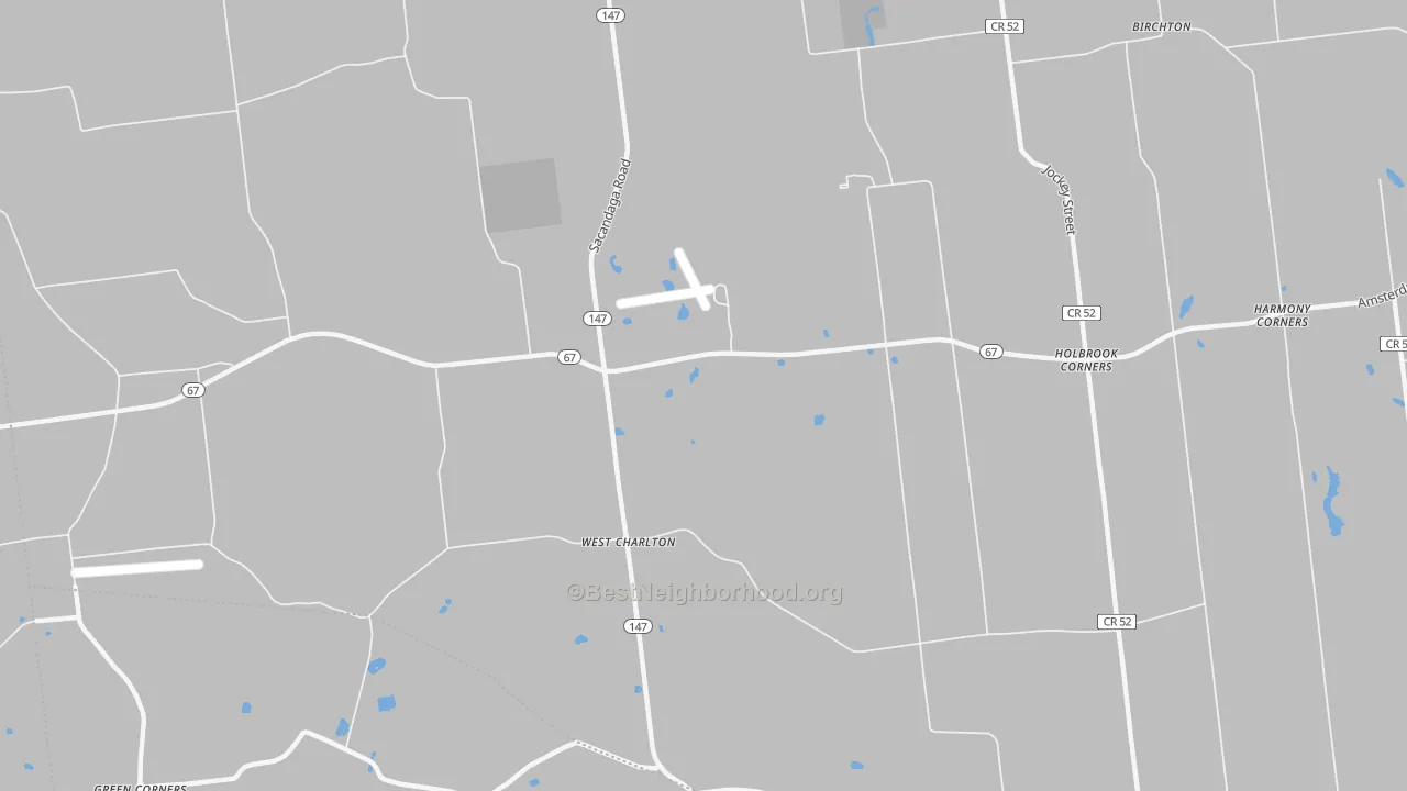 Transit Grade map of West Charlton, NY