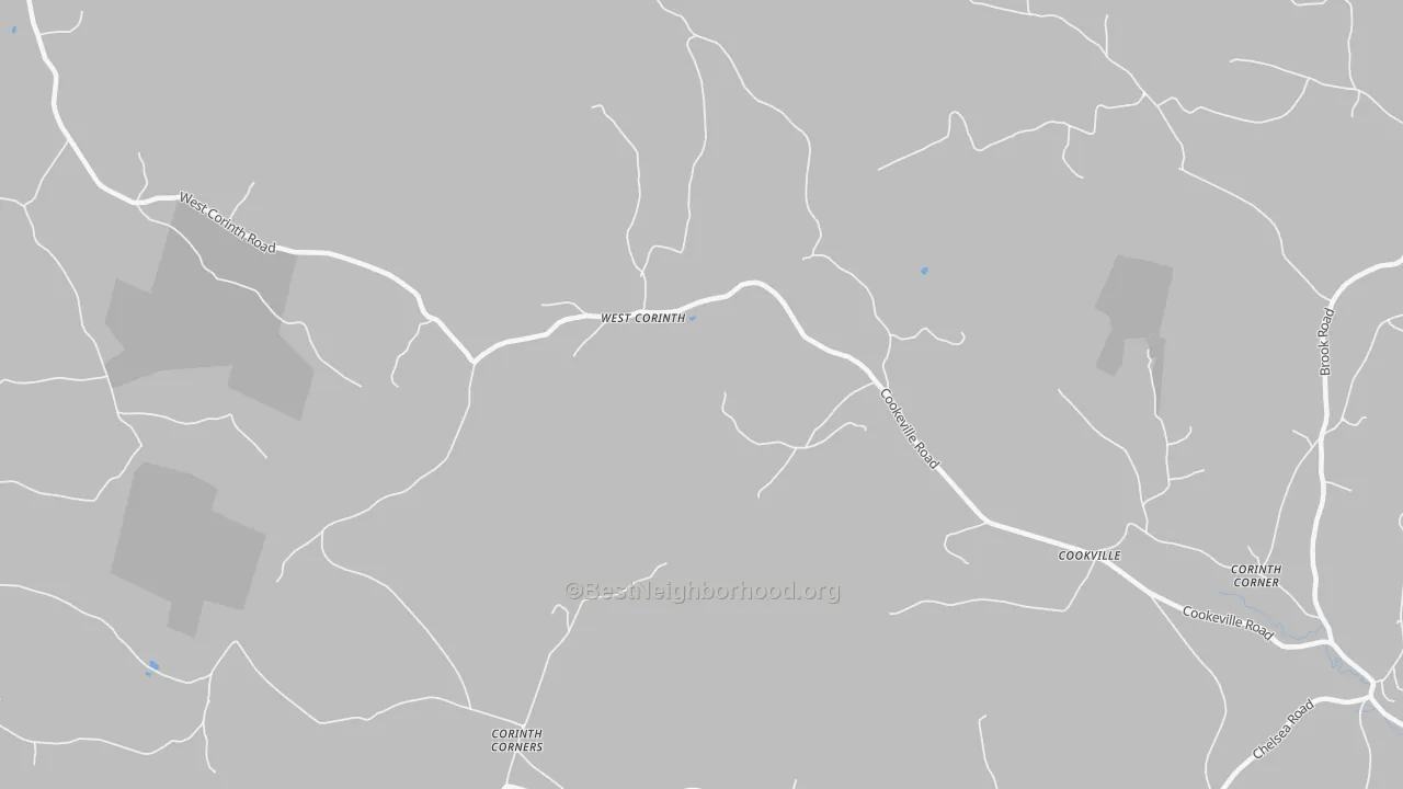 Transit Grade map of West Corinth, VT