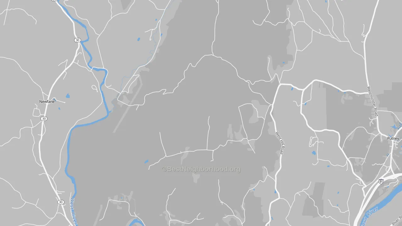 Transit Grade map of West Dummerston, VT