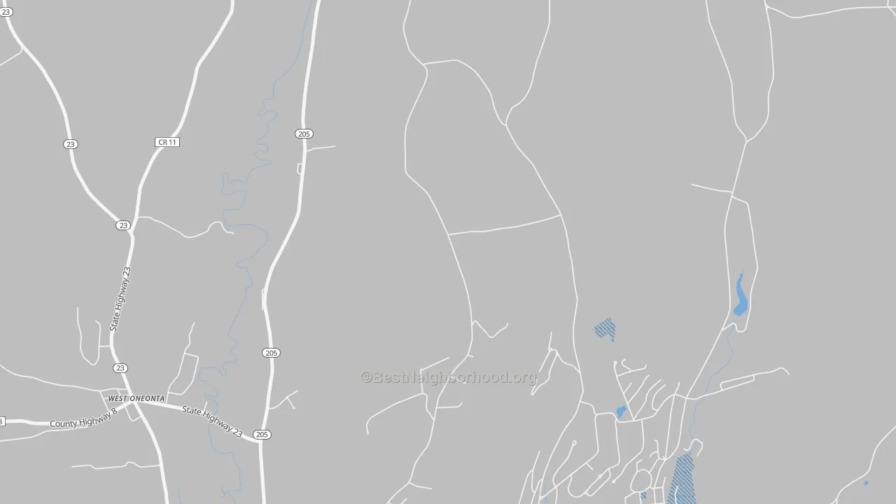 Transit Grade map of West End, NY
