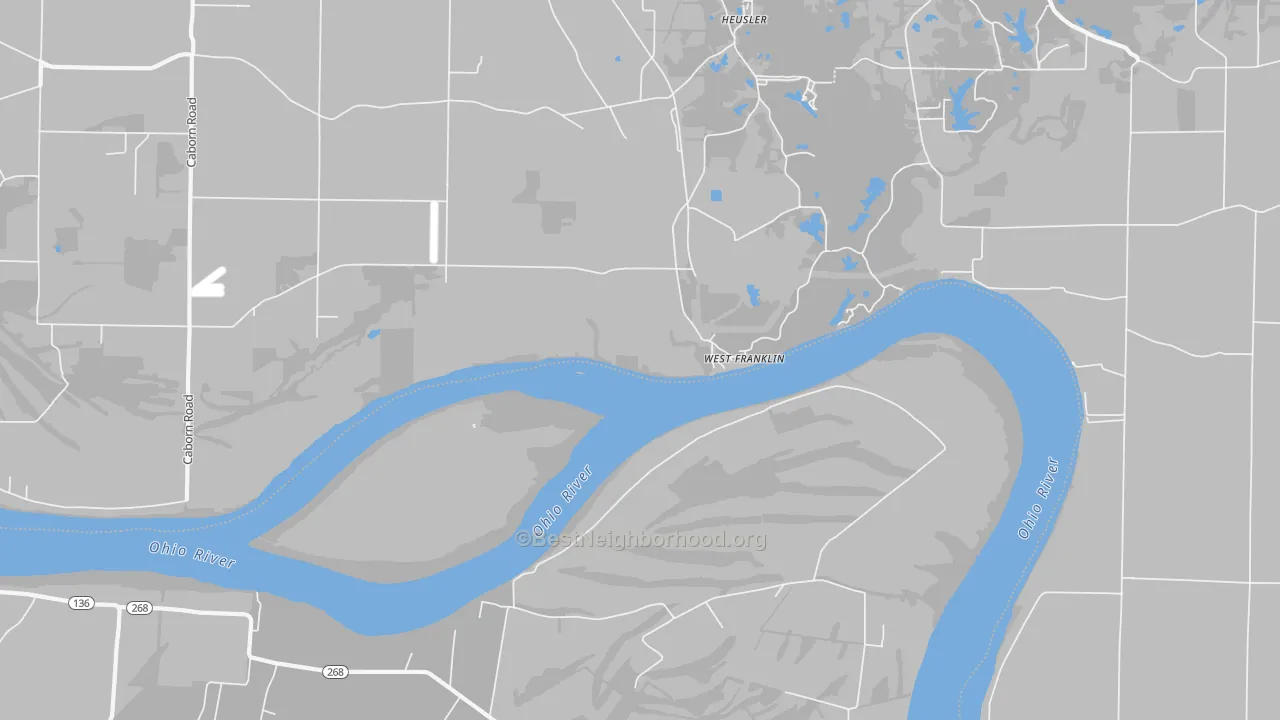 Transit Grade map of West Franklin, IN