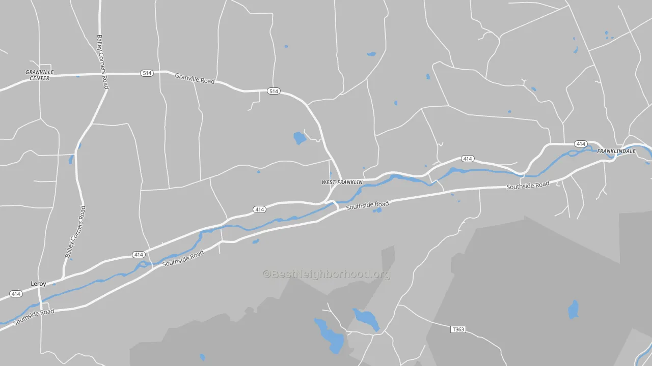 Transit Grade map of West Franklin, PA
