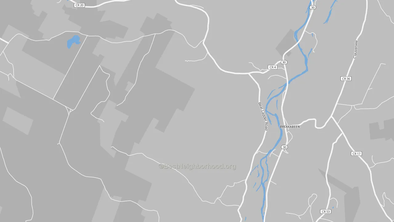 Transit Grade map of West Fulton, NY