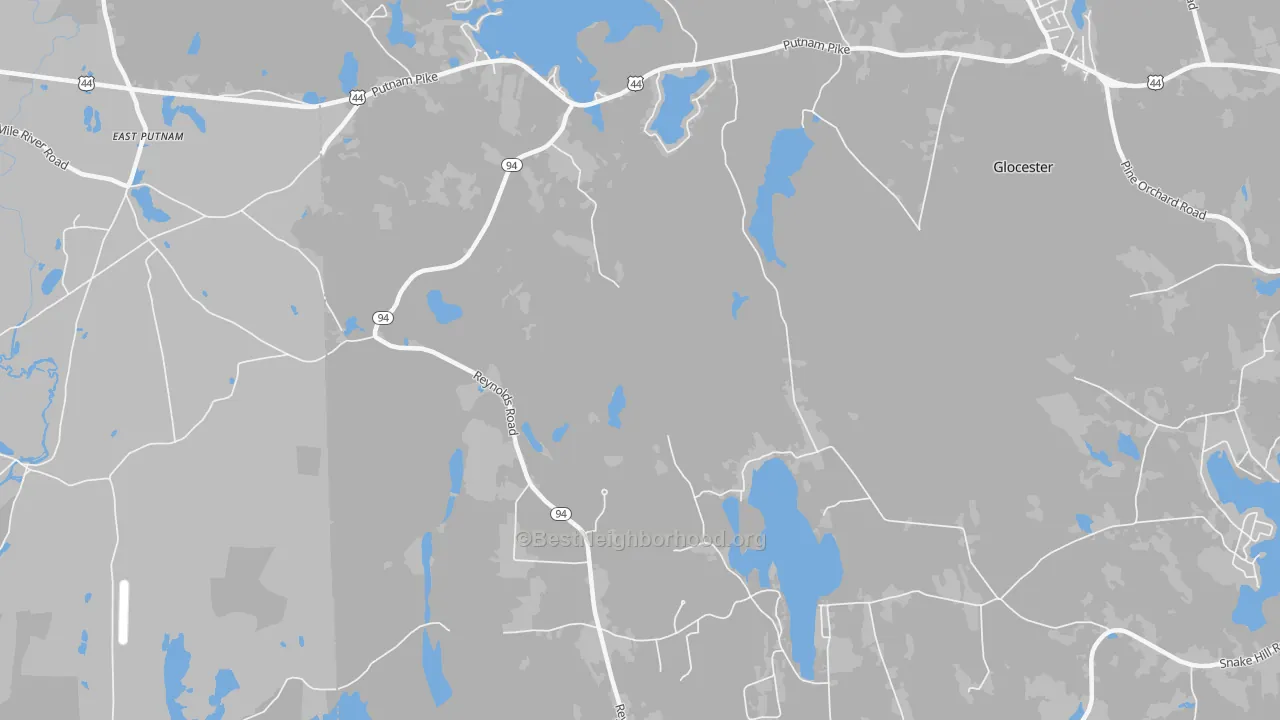 Transit Grade map of West Glocester, RI