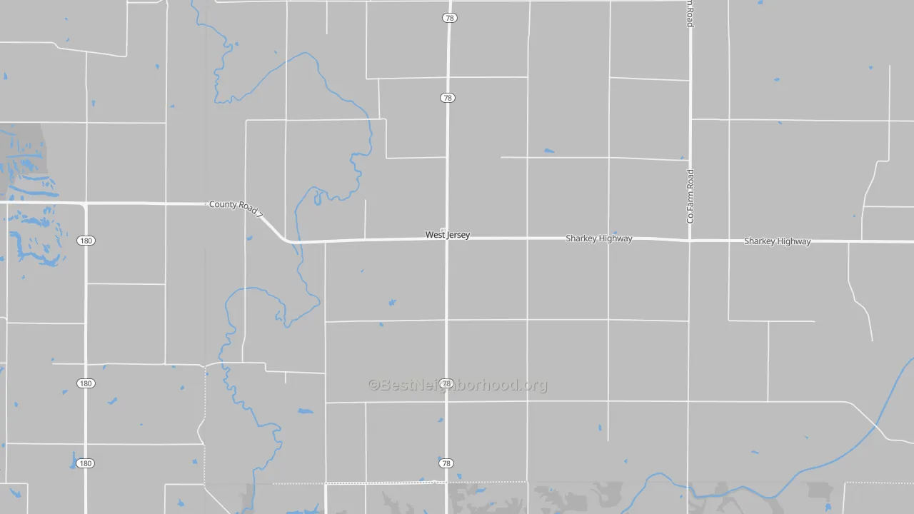 Transit Grade map of West Jersey, IL