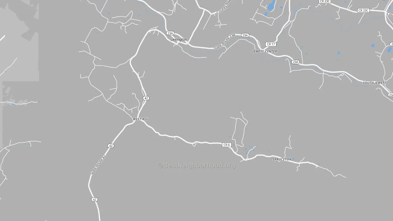 Transit Grade map of West Kill, NY