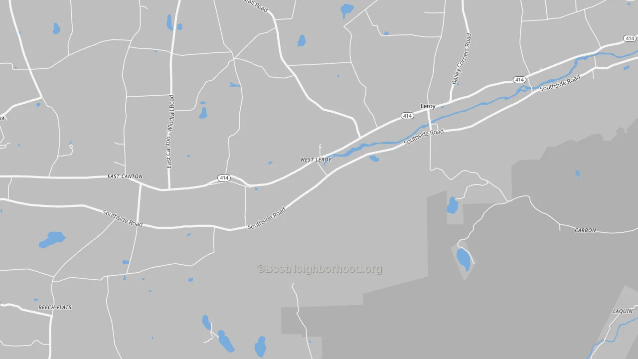 Transit Grade map of West Leroy, PA