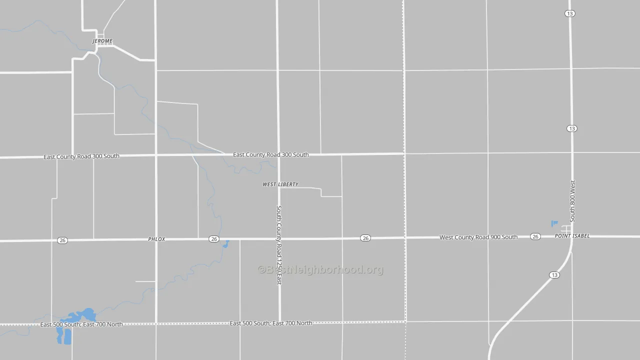 Transit Grade map of West Liberty, IN