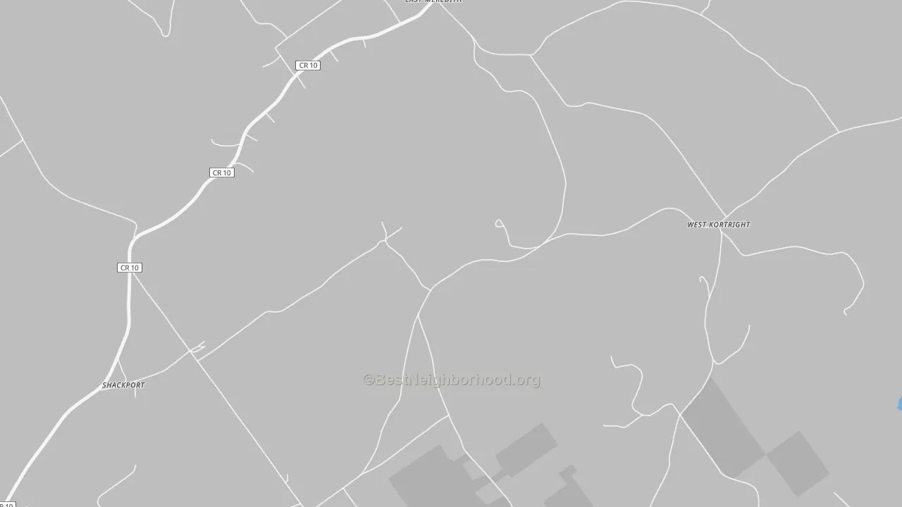 Transit Grade map of West Meredith, NY