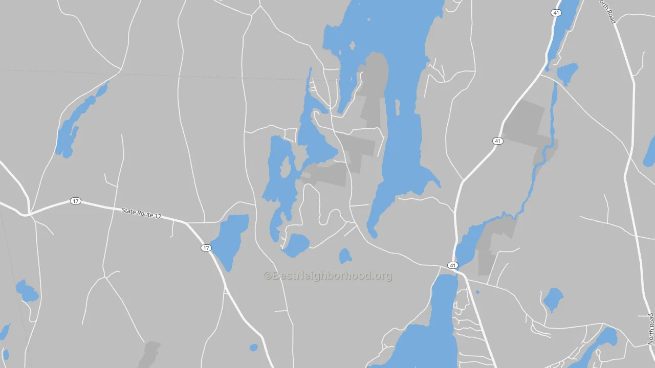 Transit Grade map of West Mount Vernon, ME